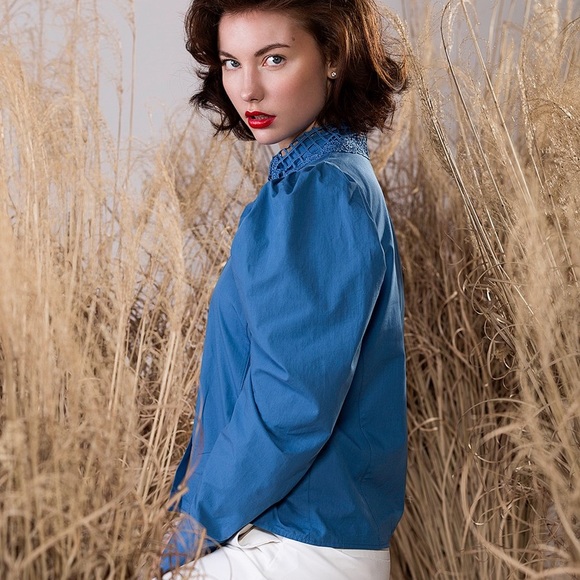 ZARA puff sleeve blouse - Picture 8 of 9